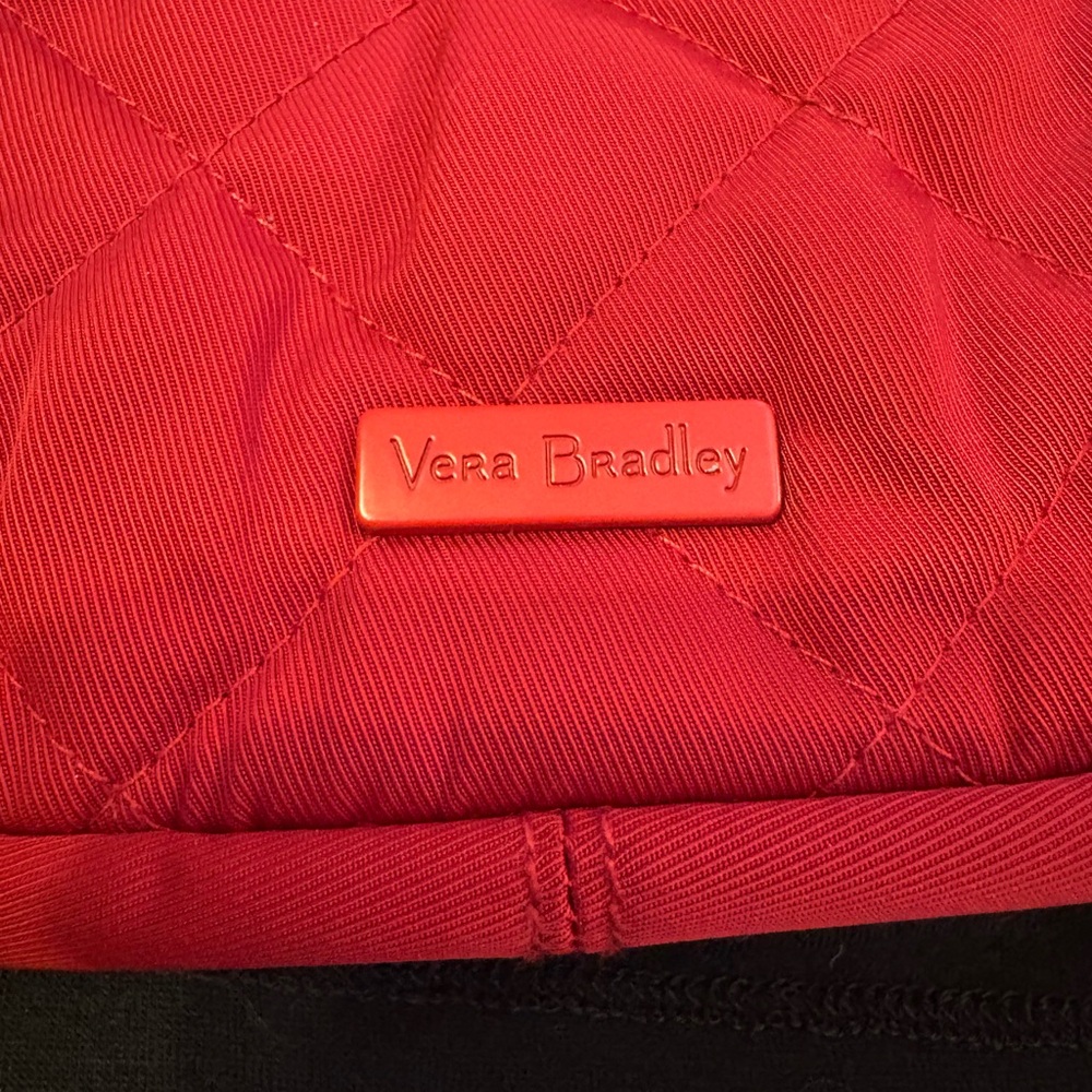 NWT Vera Bradley Red Quilted Crossbody Bag - Picture 2 of 7